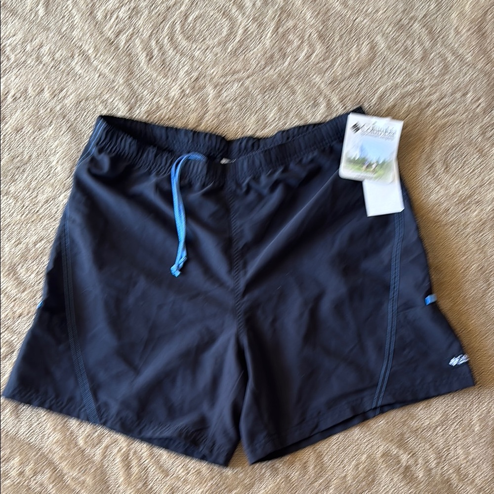 Columbia Navy Blue Athletic Shorts